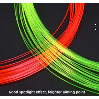 Archery Accessories Replaced with Red Yellow Green Slingshot Hunting Fiber Optic 2m0.5-1.0mm Fiber Optic Bow Sight