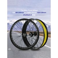 AliExpress PASAK Pasak Fat Bike Front Wheel 36 Holes 20X4.0 26X4.0 Inch QR 9X135mm Thru Axle 15x135mm