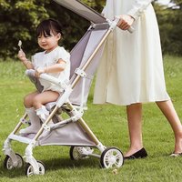 Ultralight Stroller Lightweight Four-wheel Baby Carriage Foldable Large Space Children's Stroller Luxury Station Wagon