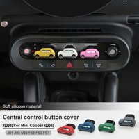 Silicone Car Central Control Button Protective Cover For Mini Cooper J01 F05 F65 F66 U25 F67 Ornament Start Stop Button Decorate