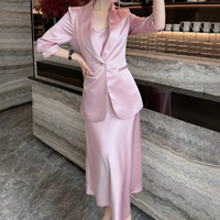 Woman Outfit Dress Mature 2 Pieces Sets for Women Office Suits Festival Vintage Y2k Streetwear Full Clothing Trend 2025 Korea