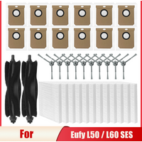 Fit For Eufy Clean L50 / L50 SES, L60 / L60 SES, L60 Hybrid, G50 / G50 Hybrid Robot Spare Main Side Brushes Filters Accessories