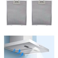 2PCS Range Hood Filters Cooker Metal Mesh Extractor Vent Filter Universal 5 Layers Aluminized Grease Filter Kitchen Accessories