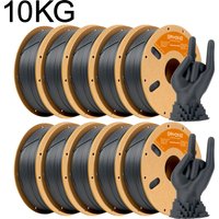 Eryone 10KG PETG Carbon Fiber Filament 1.75mm, 15% CF High Rigidity 3D Printer Filament, +/-0.03mm Wholesale