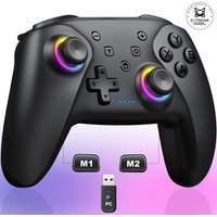 NC300 Dual Hall Gamepad Console RGB Light Wireless Controller For Switch/Android/IOS/PC/Steam