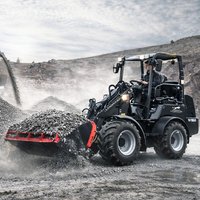 Hot W1160 Mini Wheel Loader 4x4 Compact Mini Loader Kubota Engine Compact Diesel Loader Telescopic Boom Wheel Loader Customized