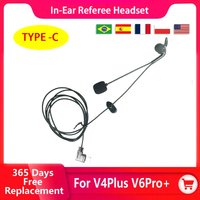 Für EJEAS V4 Plus V6 PRO+ Motorradhelm-Headset-Zubehör Typ-C-Schnittstelle In-Ear-Kopfhörer V4C PLUS V6C PRO+