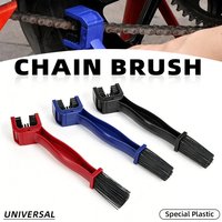 Motorcycle Chain Brush Cleaner Plastic Bicycle Brush Clean Chain Cleaner Outdoor Scrubber Road Care Tool Motorcycles Parts