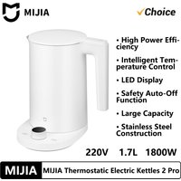 2025 NEUER MIJIA Smart Kettle 2 Pro Elektrische Wasserkocher Küchengeräte LED-Anzeige 24H Intelligente Temperaturkonstanz Samowar 220V