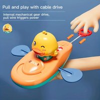 1 Pc Little Yellow Duck Kayak Toy Swimming Pool Bathroom Toy 1 Pc Little Yellow Duck Kayak Toy Swimming Pool Bathroom Toy