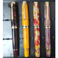 New Sale ADMOK M800 Acrylic Piston Fountain Pen BOCK/Schmidt Soft Smooth No.6/35# Nib Inking Copy Students Writing Gift Pen