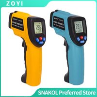 Digital Infrared Thermometer Non-Contact Temperature Gun LCD Backlight Temperature Meter For Industrial Kitchen Outdoor