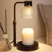 Candle Warmer Lamp with Timer, Electric Wax Melt Warmer for Jar Scented Candles Adjustable Height Women Mom Grandma Home Decor