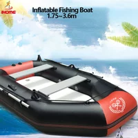 New 1.75~3.6m Inflatable Fishing Boat PVC 0.7mm Thickened Kayak Canoe Boat Sea Drifting Boat Rubber 2~6 People Drifting Boats