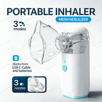 AiQUE Portable Nebulizer Handheld Inhaler Medical Silent Mesh Asthma Atomizer Adult Child Nebulizador Inhaler Adult Child