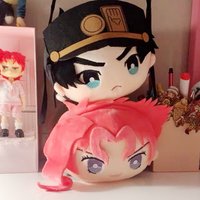 Official Jojos Bizarre Adventure Lying Plush Noriaki Kakyoin Double Size Pillow Soft Stuffed Cushion Anime Peripheral Fans Gifts