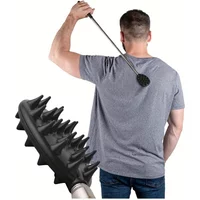 Extendable Cactus Back Scratcher โ 1/4 & 1/2 Inch Spikes, Retractable One-Hand Itch Stick for Men & Women, Durable PVC