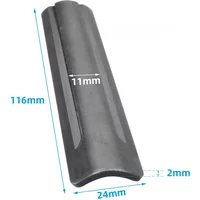 Tactical 20/116mm Steel Circular Bottom Dovetail Toy Gun Rail Base Mount 11mm Sight Adapter