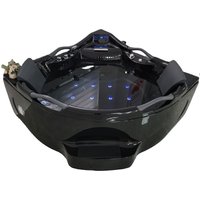 Black Acrylic Massage Bath Tubs Bathtubs & Whirlpools Corner Massage Bathtub Hot Tub for Soaking
