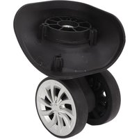 1 Pair Durable Rotatable Luggage Wheel Black Replacement Parts Luggage Caster Suitcase Caster Replacement Parts