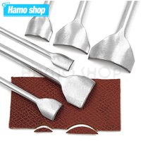 Outils de poinçonnage demi-rond, artisanat du cuir, bricolage, ceinture en cuir, sangle de portefeuille, ensemble de poinçons en peau de vache, outils d'artisanat du cuir 1 pièce