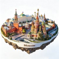 Russia Fridge Magnets Moscow Travel Souvenirs Saint Basil's Cathedral Red Square Fridge Stickers Home Decoration Wedding Gifts