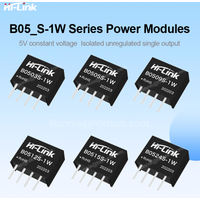 Hi-Link DC-DC Power Converter Module Supply B0503S-1WR3 B0505S-1WR3 B0524S-1WR3 1W 3.3V/5V/9V/12V/15V/24V