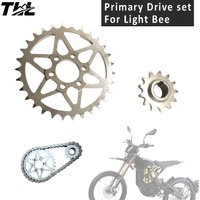 AliExpress NONE 420 Primary Drive Sprocket Set For Surron Light Bee Electric Dirt Bike First-level Transmission Chain Gear Set Ultra-intensity