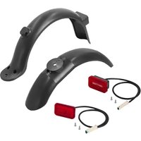 Kickscooter Front Rear Mudguard for Xiaomi Mi3 Lite Rear Fender with Taillight Replacement Electric Scooter Accessories Parts