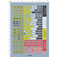 Warning Caution Danger Decal for Model Kit 63900A6