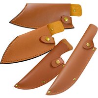 Leather Knife Sheath Knife Cover Chef Butcher Kitchen Tools Full Tang Handle Leather Knife Case Protective Bag
