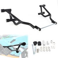Motorcycle Engine Highway Guard Crash Bar Stunt Cage Bumper Frame Protector Ninja 400 2018-2025 Z400 Z500 Ninja 500 For Kawasaki