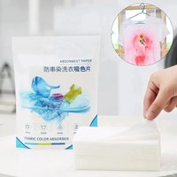 50 PCS/Bag Laundry Tablets Laundry Paper Absorption Washing Accessories Anti-Staining Clothes Sheets Anti-String Mixing Color