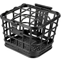 AliExpress NONE Black Bike Front Basket Detachable Plastic Bicycle Storage Basket Hollow With Lid Carrier Bag For Electric Bike/Bicycle