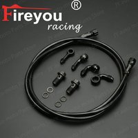 AliExpress Fireyouracing M10 Braided Brake Hose Motorcycle Hydraulic Clutch Tube Brake Master Cylinder Lines For Moto Bike Kawasaki Yamaha BWS Honda Dio
