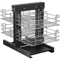 Stainless steel, 2-third, left/right open compatible, organizer corner slliding