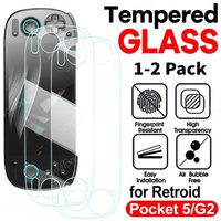 1-2PCS Screen Protector For Retroid Pocket 5 & Pocket G2 Game Console nti-Scratch HD Tempered Glass for Pocket 5 Accessories