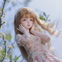 Pearl BJD Doll 1/4 Floral Dress With Pearl Shoes Spring Meat Toot Toot Cute Toys High quality Collection