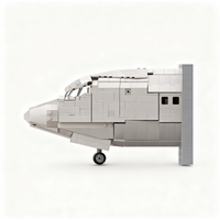 667pcs MOC Boeing 737 Nose Display City Airport Model Building Blocks Construction Toy Christmas Gifts DIY Creative Idea Brick