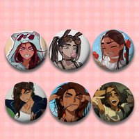 Anime Alien Stage Girls Hyuna Cartoon Star Badges, Brooches, Pins, Tin Props, Christmas Gifts, Birthday Gifts