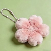 2026 New Sakura Series Healing Plush Doll Pendant Keychain Cute Girl Gift for Girlfriend Bag Decoration Gift