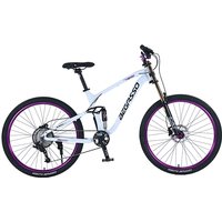 Soft Tail DH Bikes MTB Downhill Bicycle Double Damping Mountain Bike Hydraulic Brake Aluminum Alloy Frame Adjustable Oil Fork