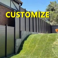 Any Size Custom Aluminum Louver Slat Privacy Fence Waterproof Rustproof Easy Install Patio Balcony Garden Yard Heavy Duty