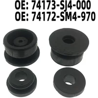 4pcs Car Lower Upper Radiator Rubber Mount Bushing Grommets For Honda For Accord For Civic 74172-SM4-970 74173-SJ4-000 Accessory