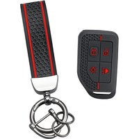 Silicone Keychain For VOLVO FH 460 540 2024 EVRO 6 FM FH16 FH 460 Car Remote Key Caps Fob Case Cover With Holder