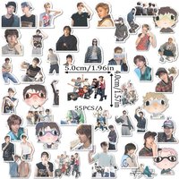 55Pcs/Set Kpop Idol CORTIS HD Printd Sticker New Album Series Decoration Notebook Photo Sticker SEONGHYEON KEONHO Fans Gifts