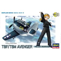 Hasegawa 60138 TH28 Egg Plane Series Aircraft Model Kit Grumman TBF/TBM Avenger
