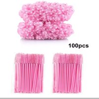 100pcs For Eyelash Extension Makeup Disposable Eyelash Brushes Micro Lash Mascara Wands Combs Wholesale Cosmetic Tools