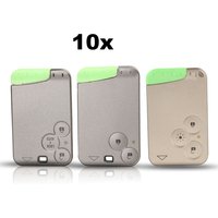 jingyuqin 10ps Remote 2/3 Buttons protective Case key shell Cover For Renault Laguna Espace Smart Card With Blade