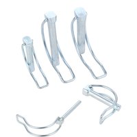 AliExpress NONE 4pcs Steel Couple Safety Pin M8*50mm Latch Quick Lock Release Trailer Hook Clip Bicycle Stroller RV D-pin with Lug